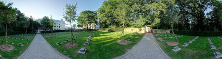 360° Panoramabild: Friedhof  des Maria Droste Hauses in Hofheim